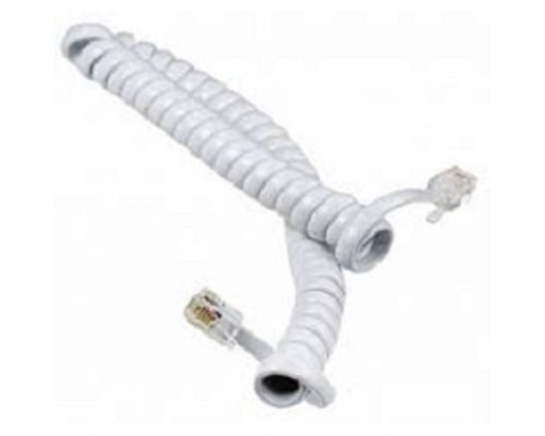 [Патч-корды (сетевые, телефонные)] Rexant (18-2021) Шнур для телефонной трубки, витой RJ-10 (4P-4C), 2м, белый