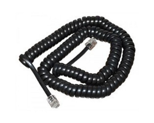 [Патч-корды (сетевые, телефонные)] Rexant (18-2043) Шнур для телефонной трубки, витой RJ-10 (4P-4C), 4м, черный
