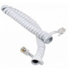 Rexant (18-2041) Шнур для телефонной трубки, витой RJ-10 (4P-4C), 4м, белый