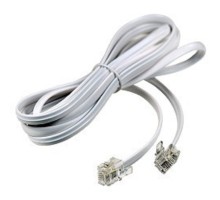 Rexant (18-3051) Удлинитель телефонный, плоский, RJ-11 (6P-4C), 5м, белый