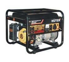 Huter DY2500L 64/1/3 Электрогенератор {четырехтактный, 2000Вт, 220В/50Гц, 76Дб, принудительное охлаждение, бак 12 л, расход бензина 395 г/кВтч, габариты 560х450х460, вес 37 кг} 4606059015048