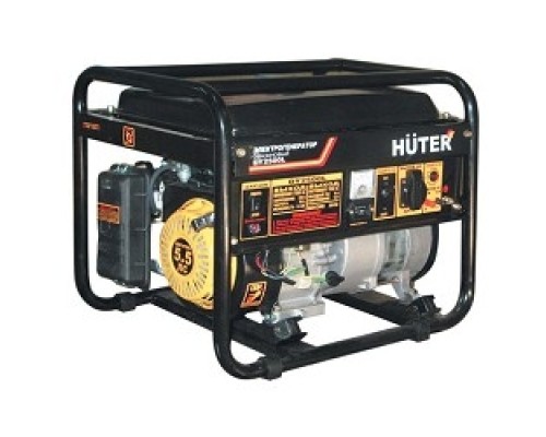 [Huter Генераторы] Huter DY2500L 64/1/3 Электрогенератор {четырехтактный, 2000Вт, 220В/50Гц, 76Дб, принудительное охлаждение, бак 12 л, расход бензина 395 г/кВтч, габариты 560х450х460, вес 37 кг} 4606059015048