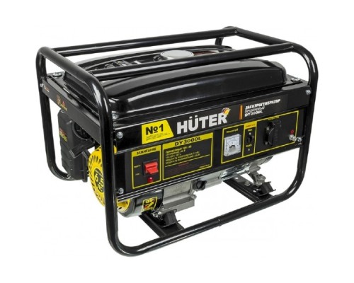 [Huter Генераторы] Huter DY3000L 64/1/4 Электрогенератор {четырехтактный, 2500Вт, 220В/50Гц, 77Дб, принудительное охлаждение, бак 12 л, расход бензина 395 г/кВтч, расход масла 6,8, габариты 560х450х460, вес 39,5 кг}