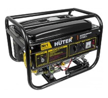 Huter DY3000LX 64/1/10 Электрогенератор {электростартер четырехтактный, 2500Вт, 220В/50Гц,77Дб, принудительное охлаждение, бак 12л,расход бензина 395 г/кВтч, расход масла 6,8, габариты 560х450х4 44кг}