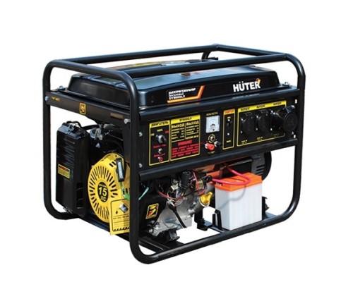 [Huter Генераторы] Huter DY8000LX-3 64/1/28 Электрогенератор { четырехтактный,6500Вт,380В/50Гц, 91Дб,принудит охлаждение,бак 25 л,расход бенз 374 г/кВтч,расход масла 6,8 г/кВтч,габариты790х560х590 вес 79.5 кг}