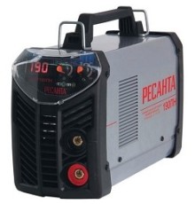 Ресанта САИ 190 65/19 Сварочный аппарат инверторный ПН [65/19] {140В-240В, макс.6,6кВт, 10А-220А, ПВ 70%, напр. холостого хода 80В, напр. 28В, макс. диаметр электрода 5мм, 6,5 кг} [4606059017158]