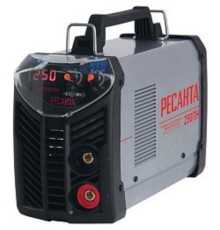 Ресанта САИ 250 65/21 Сварочный аппарат инверторный ПН [65/21] {140В-240В, макс.7,7кВт, 10А-250А, ПВ 70%, напр. холостого хода 80В, напр. 29В, макс. диаметр электрода 6,мм, 6,7 кг}