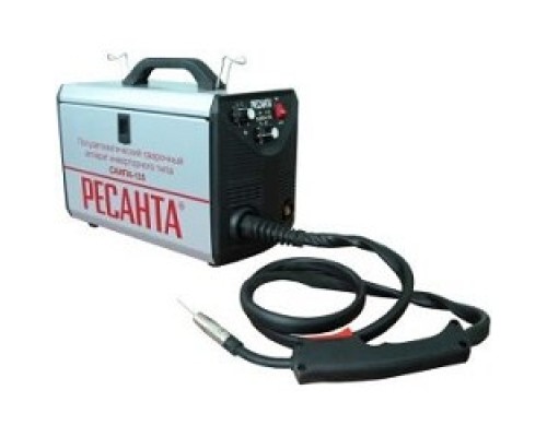 [Ресанта Сварочное оборудование, Инверторы] Ресанта САИПА-135 65/7 Сварочный аппарат инверторный полуавтоматический [65/7] {220В±10%, макс.3,3 кВт, 20А-110А, ПВ 70%, диаметр сварочной проволоки 0,6 - 0,8 мм, 11 кг}
