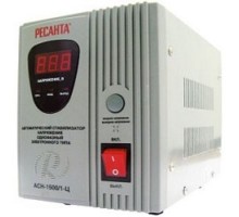 Ресанта АСН-1 500/1-Ц 63/6/3 Стабилизатор {220В±8%, Габариты 237х140х170, Вес 4,5 кг}