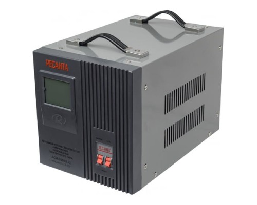 [Ресанта Стабилизаторы напряжения] Ресанта АСН-3 000/1-Ц 63/6/5 Стабилизатор {220В±8%, Габариты 340х220х230, Вес 9 кг}