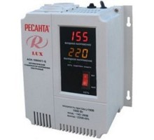 Ресанта АСН-1 500 Н/1-Ц 63/6/20 Стабилизатор Lux {220В±8%, Габариты 206х133х230, Вес 4,5кг}