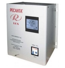 Ресанта АСН-8 000 Н/1-Ц 63/6/17 Стабилизатор Lux {220В±8%, Габ. 305х190х360, Вес 15кг}