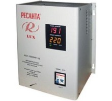 Ресанта АСН-10 000 Н/1-Ц 63/6/18 Стабилизатор Lux {220В±8%, Габ. 305х190х360, Вес 18,5кг}