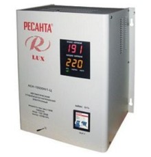 Ресанта АСН-10 000 Н/1-Ц 63/6/18 Стабилизатор Lux {220В±8%, Габ. 305х190х360, Вес 18,5кг}