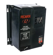 Ресанта СПН-3600 63/6/25 Стабилизатор {Настенный , 220В±8%, Габариты 260х155х310, Вес 6,5 кг}