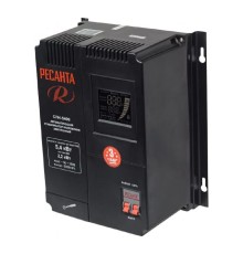 Ресанта СПН-5400 63/6/26 Стабилизатор {Настенный , 220В±8%, Габариты 260х155х310, Вес 9,3 кг}