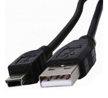Rexant (18-1131-2) Кабель USB-A – mini USB, 1А, 0,2м, ПВХ, черный