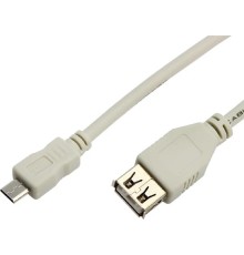 Rexant (18-1161) Кабель USB-A – micro USB, 1А, 0,2м, серый