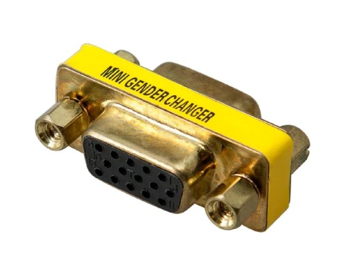 [Переходник] Rexant (17-6817) ПЕРЕХОДНИК гн.VGA - гн.VGA  GOLD