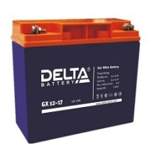 Delta GX 12-17 (17 А\ч, 12В) свинцово- кислотный аккумулятор  