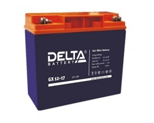 [батареи] Delta GX 12-17 (17 Ач, 12В) свинцово- кислотный аккумулятор  