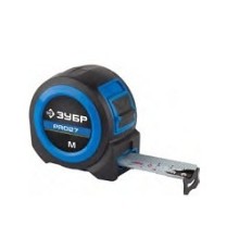 Рулетка ЗУБР, сверхширок полотно, особо длинный вылет, нейлон покрытие, упрочненный двухкомп корпус, 8м/27мм [34059-08-27]