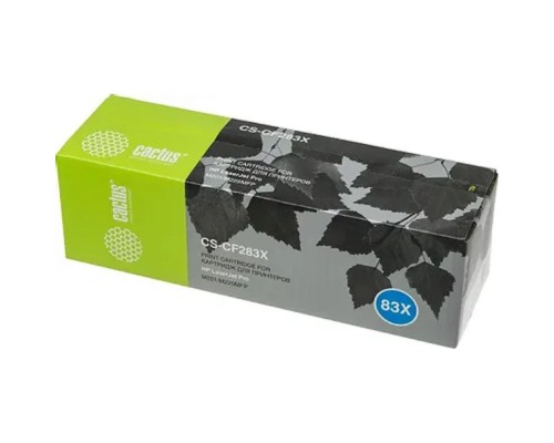 [расходные материалы] CACTUS  CS-CF283X  Тонер Картридж  черный для HP LaserJet Pro M225dn/M201/M202 (2200стр.) 