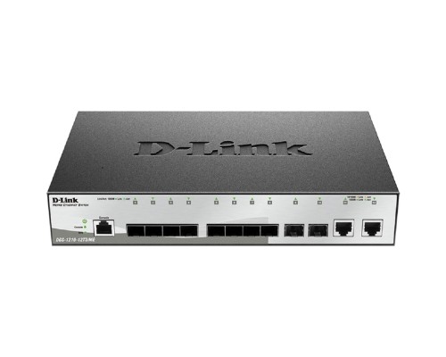 [Сетевое оборудование] D-Link DGS-1210-12TS/ME/B1A Управляемый L2 коммутатор с 10 портами 1000Base-X SFP и 2 портами 10/100/1000Base-T