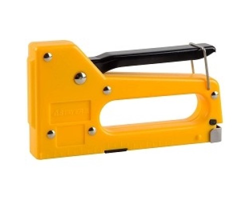 [Пистолеты (Скотчи, пленки)] Пистолет STAYER скобозабивной пластмассовый, тип 53, 4-8мм [3140_z01]