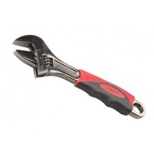 Ключ разводной ЗУБР, хромоникелевое покрытие, длина 150мм, увеличен. зев 24мм [27255-15]