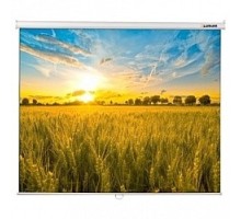 LUMIEN Eco Picture LEP-100105 Настенный экран 160х160 см, Matte White восьмигранный корпус, возможность потолочн./настенного крепления, уровень в комплекте, 1:1