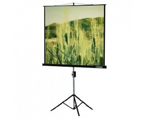 [Экраны LUMIEN] Lumien Eco View LEV-100101 Экран на треноге 150x150 см  1:1 напольный рулонный
