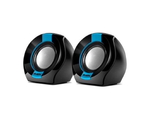 [Колонки] SVEN 150, чёрный-синий (5 Вт, питание USB)