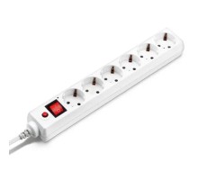BURO Сетевой фильтр, 6 розеток, 3 метра, (600SH-3-W), белый (коробка) {992266}