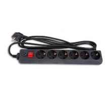 BURO Сетевой фильтр, 6 розеток, 5 метров, (600SH-5-B), черный (коробка) {992278}