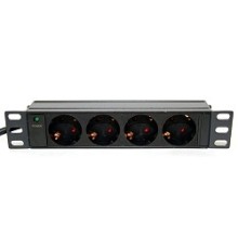 5bites PDU410A-10 Блок розеток  4S / AL / 1U / 10