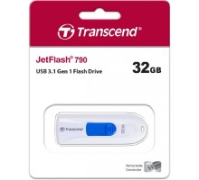 Transcend USB Drive 32Gb JetFlash 790 TS32GJF790W {USB 3.0}
