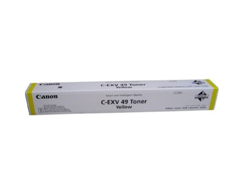 [Расходные материалы] Canon C-EXV49Y 8527B002 Тонер-картридж для серии iR-ADV C33xx, 3520I Жёлтый. 19000 страниц.