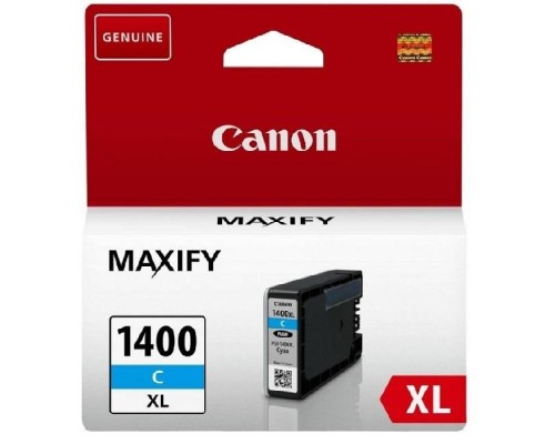[Расходные материалы] Canon PGI-1400XL C Картридж струйный для MAXIFY МВ2040 и МВ2340, голубой, 900 стр