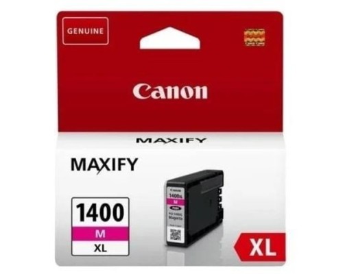 [Расходные материалы] Canon PGI-1400XL M Картридж струйный для MAXIFY МВ2040 и МВ2340, пурпурный, 900 стр.