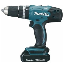 Makita DHP453SYE Дрель-шуруповерт аккумуляторная ударная [DHP453SYE] {18В,2х1.5Ач Li-ion,БЗП-13мм,0-400\1300об\м,42\27Нм,1.7кг,чем,совм с 4Ач Li-ion}