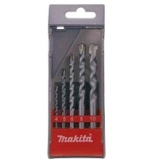 Makita Набор 5шт,сверла д\бетона,ф4\5\6\8\10мм[D-05175]