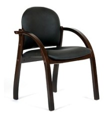 Офисное кресло Chairman  659  Россия  Terra черный матовый/тем.орех,  (6066646) стул