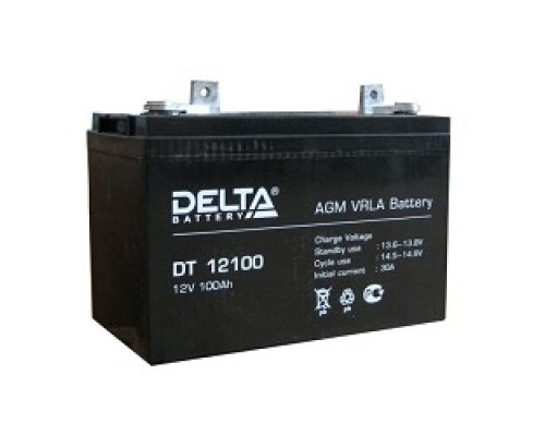 [батареи] Delta DT 12100 (100 Ач, 12В) свинцово- кислотный аккумулятор  