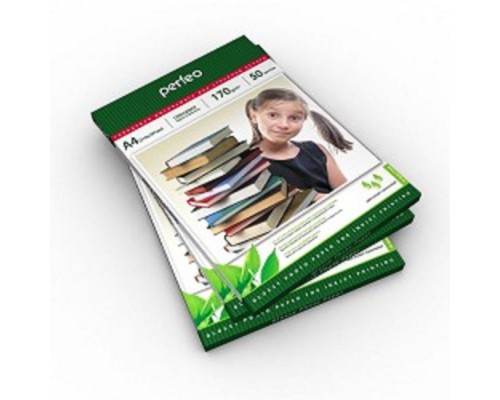 [фотобумага] Perfeo PF-GLA4-170/50  Бумага Perfeo глянцевая 50л, А4 170 г/м2