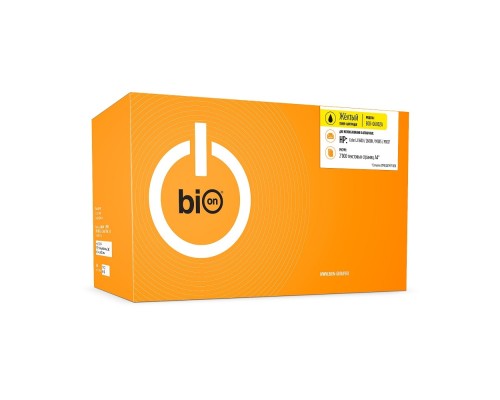 [Расходные материалы] Bion BCR-Q6002A Картридж для HP {Color LaserJet 2600/1600/2605N} (2000  стр.), Желтый, с чипом