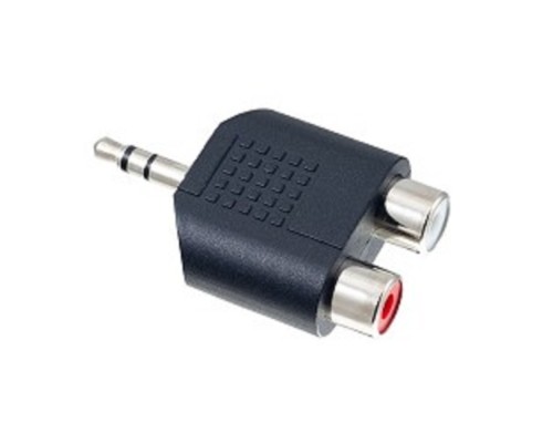 [переходник] PERFEO Переходник Jack 3.5 мм (стерео) вилка - 2xRCA розетка (A7012)