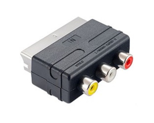 [переходник] PERFEO Переходник SCART (21 pin) вилка 