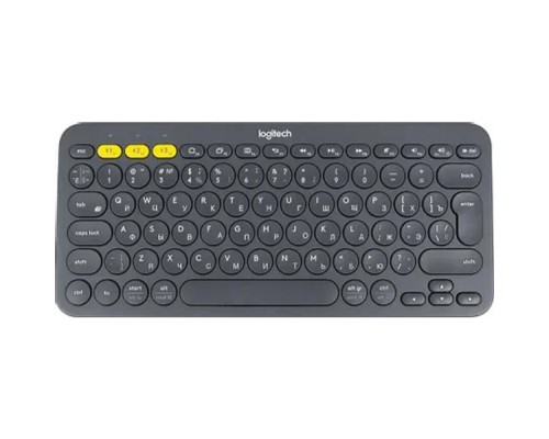 [Клавиатура] 920-007584 Logitech Клавиатура K380 Dark Grey Wireless Bluetooth RTL, Multi-Device