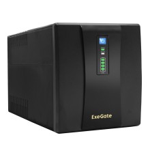 Exegate (EP212521RUS/EP223437RUS) SpecialPro UNB-1500.LED.AVR.4SH.USB (1500VA/950W, LED, AVR, 4*Schuko, USB, батарея 12V 9Ah - 2 шт., Black)